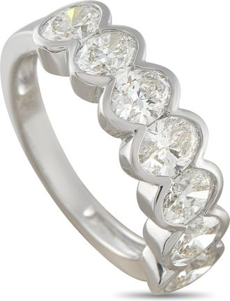 Luxury Bazaar 18K White Gold 2.15ct Diamond Ring ALR-21052