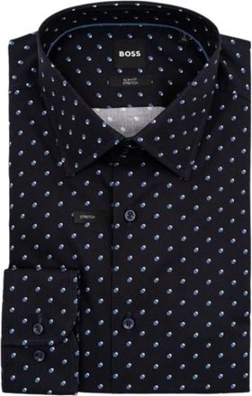 HUGO BOSS Formele Overhemd - Heren - Zakelijke Overhemden - Blauw - M - Overhemden