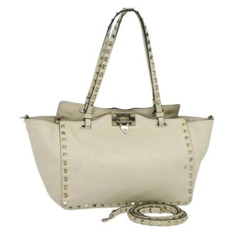 Valentino Pre-owned Tote Bags, female, White, Size: ONE SIZE Pre-owned Vintage Tote Bag