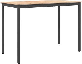 vidaXL Bar Table Natural 150 x 80 x 105 cm Solid Pine Wood vidaXL
