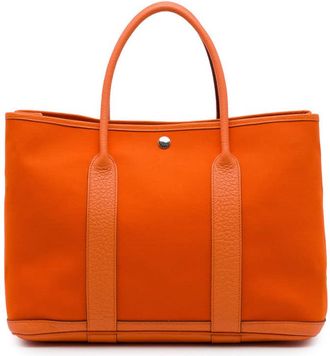 Herm&egrave;s Pre-owned Hermes Toile and Negonda Garden Party 36 Tote Ladies G4RECJGBYKEBWK7L