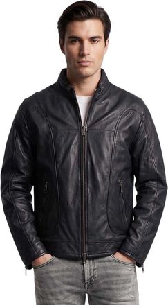 Diesel Black Solid Biker Jacket