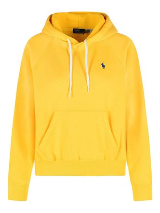 Polo Ralph Lauren drawstring kangaroo hoodie - Giallo