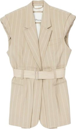 3.1 Phillip Lim Gilet a righe - Marrone