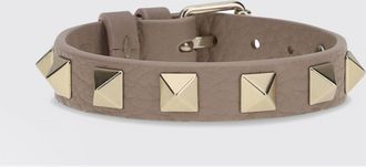 Valentino Garavani Bracciale Rockstud in pelle di vitello a grana
