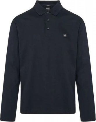 HUGO BOSS Tops > Poloshirts - Heren - Polos - Blauw - 2XL - Tops