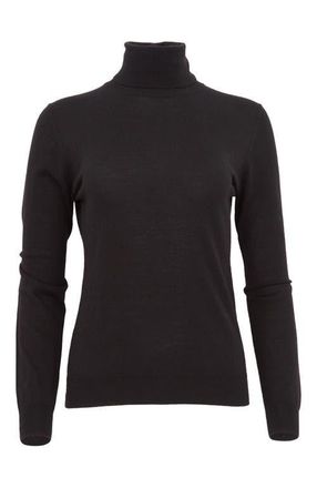 Lords of Harlech Rona Cashmere Blend Turtleneck Sweater in Black at Nordstrom, Size X-Large