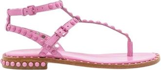 Ash Iconico Sandal - Dames - Sandalen - Roze - 40 EU - Leer - Schoenen