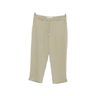 Frankie Shop Cropped Broeken - Dames - Vrijetijds broeken - Groen - XS - Broeken
