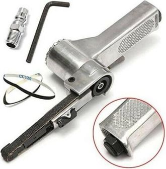 Trade Shop Trade Shop - Mini Levigatrice A Nastro 10x330mm Pneumatica Ad Aria Compressa 16000 Rpm At-480