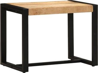 vidaXL Banco 60x35x45 Cm Madera Maciza De Mango Rugoso Vidaxl