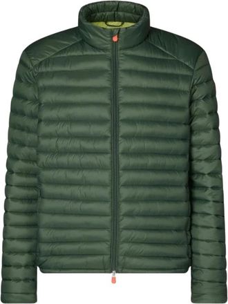Save The Duck Piumino 100 grammi - Heren - Gewatteerde jassen - Groen - M - Polyester - Jassen