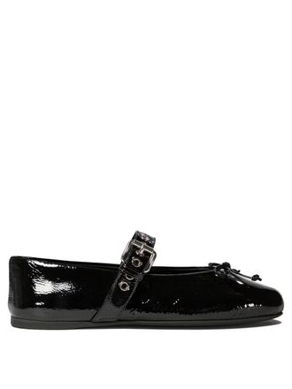 Miu Miu Leather Ballet Flats