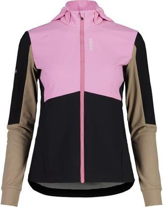 Maloja Nesham Nordic Hybrid Softshell Jacket - Womens in Deep Black Multi at Nordstrom, Size Small