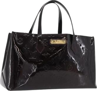 Louis Vuitton Pre-owned Vintage Handtas - Dames - Vintage Handtas - Paars - ONE Size - Leer - Vintage