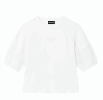 Emporio Armani Supima Cotton Mesh Insert Jersey T-Shirt