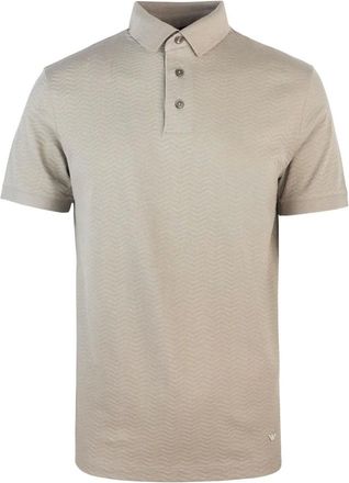 Emporio Armani Heren, Tops, Beige, Maat: XL Katoen