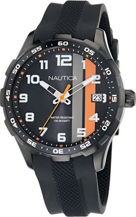 Nautica Nst Small 3-Hand Watch With Silicone Strap