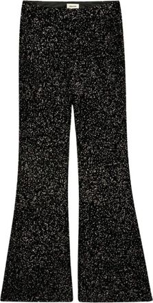 Zadig&Voltaire Pantaloni Prevy in velluto - - Trousers - Donna - Nero - L