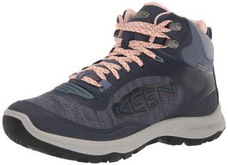 Keen Women TERRADORA FLEX MID WP, VINTAGE INDIGO/PEACHY KEEN, 9.5