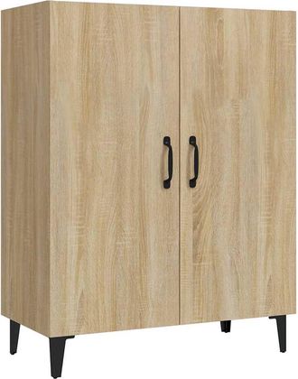 vidaXL Vidaxl - Aparador De Madera Contrachapada Roble Sonoma 70x34x90 Cm
