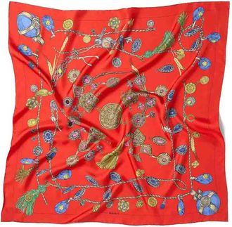 Versace Foulard 90X90 Silk Twill Bio Print
