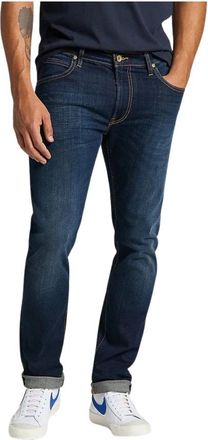 Lee Luke Slim Tapered Jeans - Heren - Slim Fit Jeans - Blauw - W36 L32 - Katoen - Jeans
