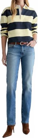 AG - Adriano Goldschmied Sandra Low-Rise Straight Jeans In 15 Years Aviator