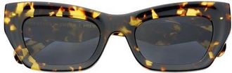Freyrs Eyewear Selina Cat Eye Sunglasses in Tortoise at Nordstrom