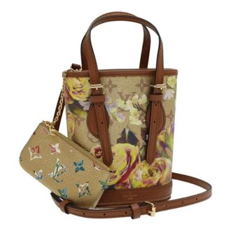 Louis Vuitton Tweedehands Canvas Louis Vuitton tassen - Dames - Pre-owned - Beige - Maat: ONE Size