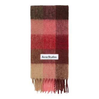 Acne Studios Mohair Geruite Sjaal - unisex - Accessoires - Veelkleurig - Maat: ONE Size Mohair