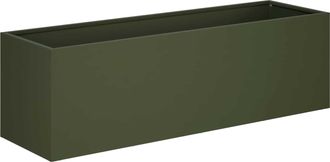 vidaXL Macetero De Jard&iacute;n Verde Oliva 100 X 30 X 30 Cm Vidaxl