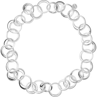 LI&Eacute; STUDIO The Laura Link Necklace in Silver at Nordstrom