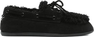 3Juin Boat-lace Shearling-trimmed Loafers