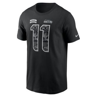 Nike Jaxon Smith-Njigba Seattle Seahawks Salute to Service Nike Mens NFL T-Shirt in Black | N19900AF3U-PHM