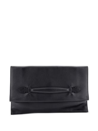 Herm&egrave;s Clutch Pliplat Swift - Nero