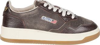 Autry Medalist Low Textured Suede Sneakers