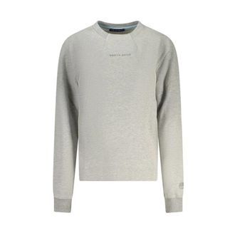 North Sails Cotton Sweatshirt - Dames - Sweatshirts - Grijs - M - Katoen - Hoodies & sweatvesten