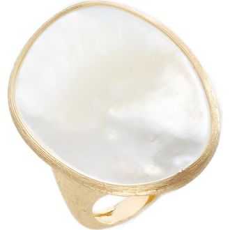 Marco Bicego Lunaria Mother-of-Pearl Ring in White Mother Of Pearl at Nordstrom, Size 7