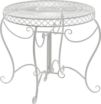 Clp Clp - Mesa De Exterior Sheela Blanco Antiguo