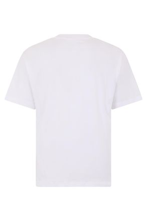 New Balance Mens Cotton T-Shirt White T-Shirts And Polos