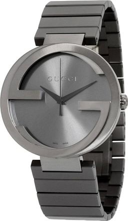 Gucci Accessoires, Heren, Grijs, ONE Size, Ya 133210 Horloge