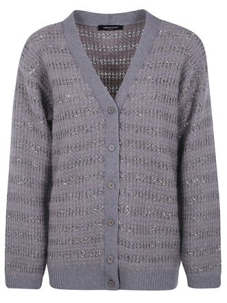 Fabiana Filippi Cardigan Brown Cardigan