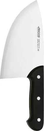 Arcos Chuletera Arcos Colour - Prof 2875000 De Acero Inoxidable Nitrum Y Mango Ergon&oacute;mico De Polipropileno De Color Negro Y Hoja De 18 Cm, Y 3 Mm De Espesor