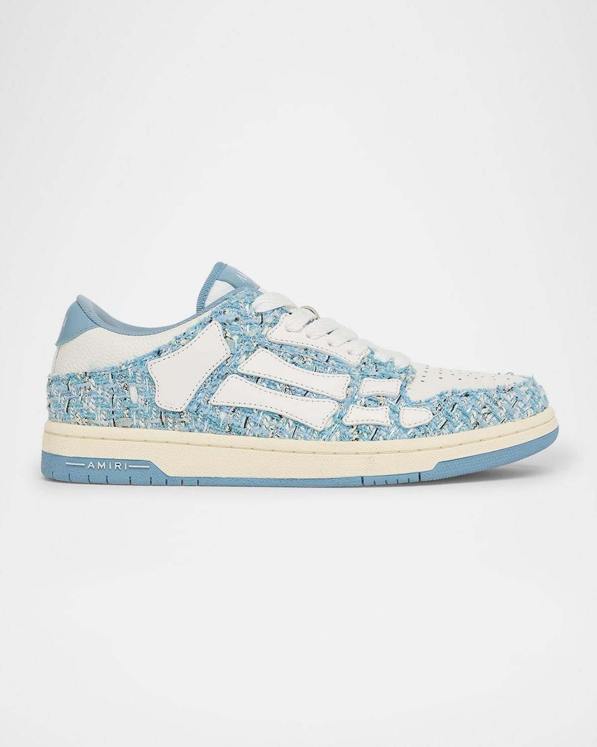 スニーカー AMIRI FW25 Amiri Sneakers (AMFOSR1140 ASHLEY BLUE) スニーカー AMIRI Men Sneakers Gnawed Blue AMFOSR1140 ASHLEY
