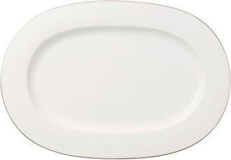Villeroy & Boch Anmut Platinum No.1 Oval Platter in White at Nordstrom