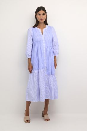 Culture Jurk A-shape blue white