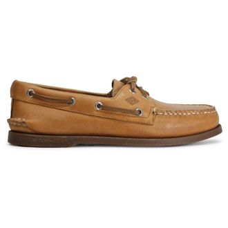 Sperry Top-Sider Authentic Original Leather Mens Boat Shoes - UK 7.5 - US 8.5 Men - EU 41.5 - Sahara - Size:UK 7.5