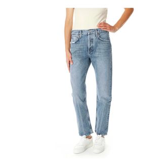 A Gold E Straight Jeans, female, Blue, Size: W31 Parker Straight-Leg Jeans