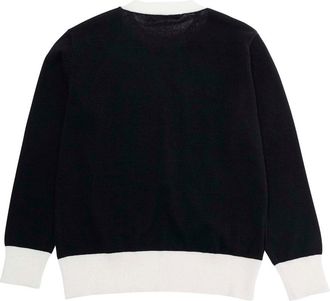 Marni Boys Crew Neck Sweater Black Cotton Tops Top